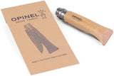 Opinel No. 12 Stainless Steel Pocket Knife, Beechwood Handle