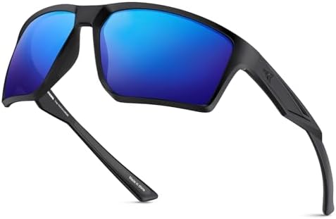 KastKing Osage Polarized Sport Sunglasses for Men and Women, Ideal for Driving Fishing Cycling Running, UV Protection