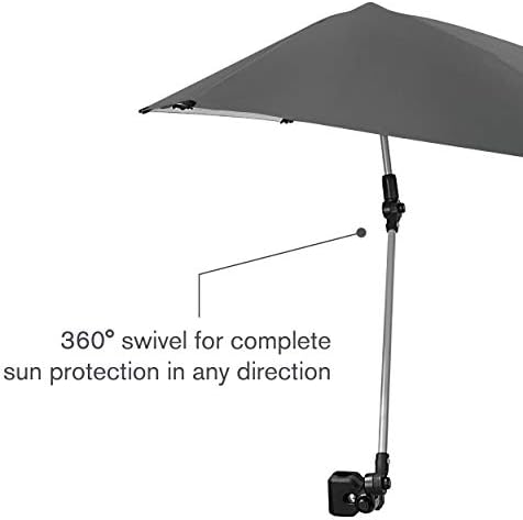 Sport-Brella Versa-Brella SPF 50+ Adjustable Umbrella with Universal Clamp