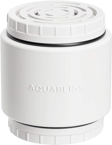 AquaBliss HD Multi Stage Shower Filter Replacement Cartridge for SF400 & SF500-48x Heavy Duty Detox Power. Kiss Itching, Breakage & Dullness Goodbye. Reduce Rust, Chlorine, Toxins. 3-Pack (SFC500)
