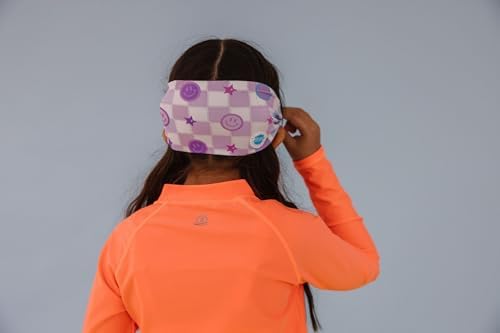 Splash Place SWIM GOGGLES with Fabric Strap - Adult & Kids Swim Goggles - PINKS & PURPLES