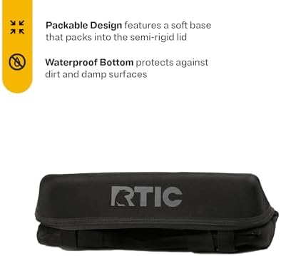 RTIC 28 Can Everyday Cooler, Soft Sided Portable Insulated Cooling for Lunch, Beach, Drink, Beverage, Travel, Camping, Picnic, for Men and Women