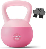 Soft Kettlebell - Cushioned Impact-Resistant Base and Anti-Slip, Kettle bell Anti-Slip Grip Weight for Home Workouts, Safe Strength Training Kettlebells Sets for Women & Men, With Non-slip Gloves
