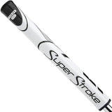 SuperStroke Zenergy Tour 2.0 Golf Putter Grip with No Taper Enhanced SPYNE Technology, New Multi-Zone Texturing and Tech-Port, White/Black