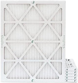 Glasfloss 20x25x1 MERV 10 (FPR 5-6) Pleated Air Filters Box of 6. Actual Size: 19-1/2 x 24-1/2 x 7/8