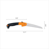 Fiskars Folding Hand Saw, 7" Pruning Saw with Power Tooth Blade with Triple Ground Teeth that Powers Through Wood Faster, Soft Grip Handle