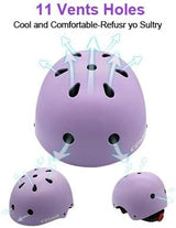 Kids Bike Helmet,Toddler Skateboard Helmets for Ages 2-3-5-8-14 Years Boys Girls，Adjustable Multi-Sport Bicycle Skateboarding Football Roller Skating Scooter Rollerblade Balance Bike Helmet