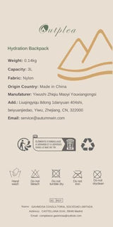 Small Water Backpack, Festival Hydration Vest, Hydro Pack with 2L Water Bladder, Lightweight Hydropack Running Water Vest for Women Men Runners Hiking Camping Biking Climbing