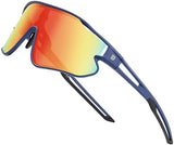 DUCO Kids Sunglasses Youth Baseball Sun Glasses Lightweight TR90 Frame UV400 Sports Cycling Shades for Boys Girls DK268