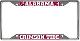 FANMATS NCAA Chrome Metal License Plate Frame