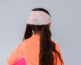 Splash Place SWIM GOGGLES with Fabric Strap - Adult & Kids Swim Goggles - PINKS & PURPLES