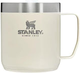 Stanley Stay-Hot Camp Mug 12 oz & 24 oz | Press Fit Drink Through Lid | Cup for Coffee, Tea and Drinks | Insulated Stainless Steel Coffee Mug | BPA-Free