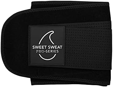 Sports Research® Sweet Sweat Waist Trimmer - Premium Sweat Enhancing Fitness Belt for Women & Men - 5 Adjustable Sizes