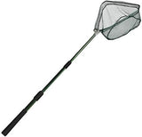RESTCLOUD Fishing Landing Net with Telescoping Pole Handle, Fishing net Freshwater for Kids Men Women, Extend to 40-63 Inches
