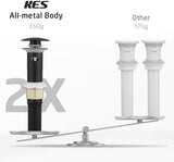 KES All Metal Bathroom Sink Drain with Strainer Basket Hair Catcher Anti Clog Pop Up Drain Stopper for Lavatory Vanity Vessel Sink with Overflow, Rustproof 18/8 Stainless Steel Matte Black S2013A-BK