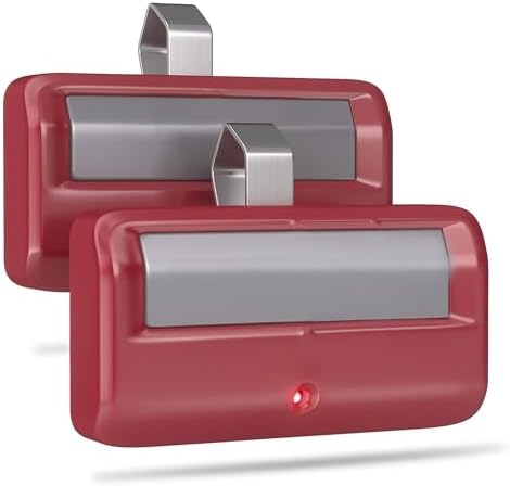 2 for Chamberlain Craftsman Garage Door Opener Remote 891LM 971LM Universal,Red