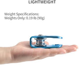 NewDoar Fixed Plate Micro Pulley,28KN CE Certified General Purpose Small Aluminum Rope Pulleys for Climbing/Aloft Work/Rappelling/Rescue Etc