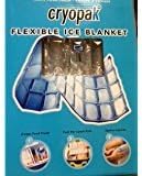 Cryopak 4 Large Multi Purpose Reusable 12x17 Non Toxic Ice Blanket Freeze Pack for Coolers Boating Fishing Camping Keep Food Fresh