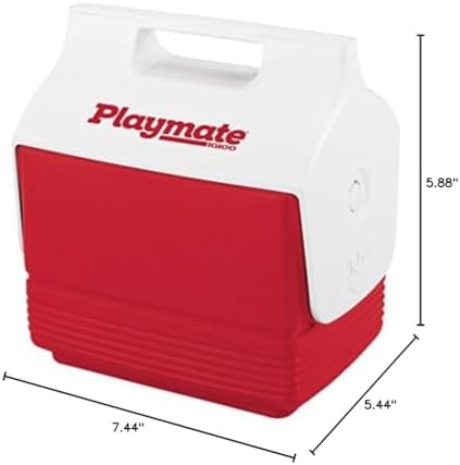 Igloo Mini Playmate Cooler , Red/White, 4 Qt