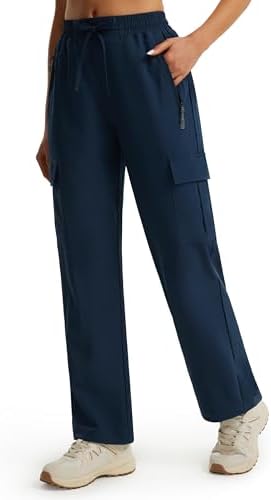 Libin Women's Hiking Pants Lightweight Quick Dry Cargo Pants Petite/Regular/Tall Casual Work Travel Safari Clothes