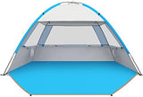 Gorich Beach Tent Sun Shelter for 3/4-5/6-7/8-10 Person with UPF 50＋ UV Protection, Lightweight & Easy Setup Beach Shade Canopy, Portable Beach Shade Tent Beach Cabana