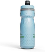 CamelBak Podium Chill Insulated 21oz Bike Water Bottle - Easy Squeeze Bottle - Fits Most Bike Cages, Crystal Blue