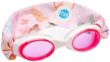 Splash Place SWIM GOGGLES with Fabric Strap - Adult & Kids Swim Goggles - PINKS & PURPLES