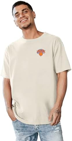Blue 84 NBA Officially Licensed T-Shirt Ringspun Front/Back Ivory