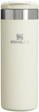 Stanley AeroLight Transit Bottle 16 oz | Locking Drink Through Lid | Leak Resistant Water Bottle or Coffee Travel Mug | Lightweight Insulated Stainless Steel | BPA-Free | Cream