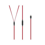 Beats urBeats3 Earphones with Lightning Connector- The Decade Collection - Black-Red (Renewed)