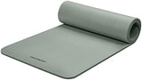 Retrospec Solana Yoga Mat 1/2" Thick w/Nylon Strap for Men & Women - Non Slip Exercise Mat for Yoga, Pilates, Stretching, Floor & Fitness Workouts