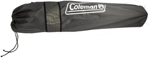 Coleman Portable Quad Camp Chair with 4-Can Cooler, Cushioned Seat & Back with Side Pockets & Cup Holder, Carry Bag Included