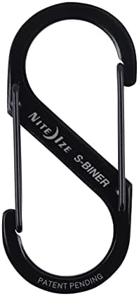 S-Biner, Size 3, Black ( 6 pack )