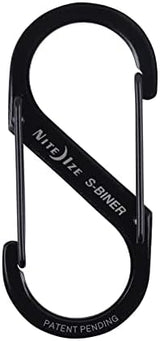 S-Biner, Size 3, Black ( 6 pack )
