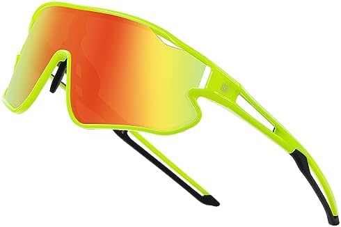 DUCO Kids Sunglasses Youth Baseball Sun Glasses Lightweight TR90 Frame UV400 Sports Cycling Shades for Boys Girls DK268