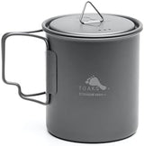 TOAKS LIGHT Titanium 450ml Cup with Lid (ultralight version)