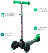 Scooter for Kids Ages 3-5 - Extra Wide Deck & Light Up Wheels, Self Balancing Kids Toys for Boys & Girls, Choose Your Favorite Character