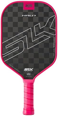Selkirk Sport SLK Halo Raw Carbon Fiber Pickleball Paddle | Designed in The USA | Choose from The T700 Raw Carbon Fiber Power, The 18k Ultraweave Control, or The Kevlar Linkweave Thermoformed Pro