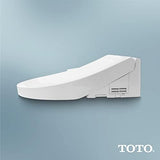 TOTO SW3074#01 WASHLET C2 Electronic Bidet Toilet Seat with PREMIST and EWATER+ Wand Cleaning, Elongated, Cotton White