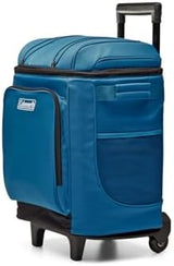 Coleman 42-Can Wheeled Soft Cooler, Leak-Proof Portable Insulated Chiller with 12+ Hour Ice Retention, Made with Recycled Materials