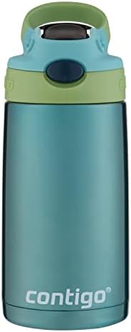 Contigo® Kids Straw Stainless Steel Water Bottle with AUTOSPOUT® Lid, 13oz.