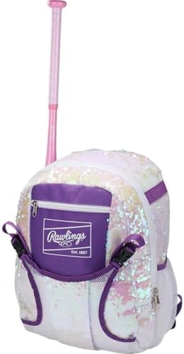 Rawlings | REMIX T-Ball & Youth Backpack Equipment Bag | Baseball/Softball | Multiple Colors