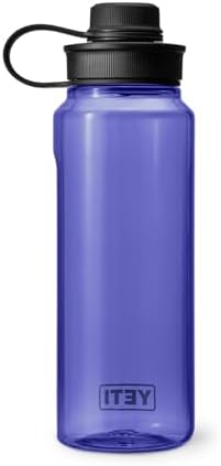 YETI Yonder Water Bottle with Yonder Tether Cap, Lightweight, Leakproof and BPA-Free