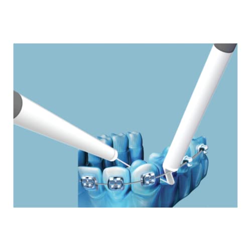 GumChucks Orthodontic Flossers Dental Floss - Floss for Braces - Brace Floss Picks - Gum Flossing Picks - Ortho Dental Flossers (Adult Starter Pack)