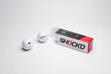 SHOCK'D GOLF BALLS - The World's Loudest Golf Ball - Viral Prank Ball (Sleeve of 3, Novelty)