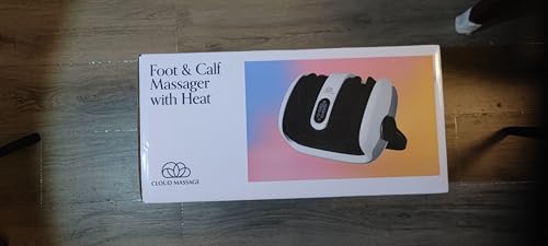 Cloud Massage Shiatsu Foot Massager with Heat, Deep Kneading Therapy for Pain Relief, Circulation, Post-Activity Relaxation – Valentine Gift for Plantar Fasciitis, Neuropathy, and Arthritis Relief
