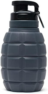 Spit Cup Spittoon for Chewing, Portable Reusable Spit Dipping Cup with Lid, Collapsible Spill Resistant Leak Proof Silicone Body Travel Spitter