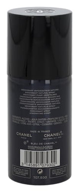 CHANEL Bleu De Deodorant Spray, 3.4 Oz