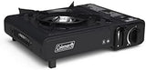 Coleman Classic 1-Burner Butane Stove Portable Camping Stove with Carry Case & Push-Button Starter Includes Precise Temperature Control & 7650 BTUs of Power for Camping Tailgating & More