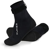 XUKER Neoprene Water Socks 3mm, Sand Proof Beach Volleyball Socks Water Shoes Diving Boots for Outdoor Water Sports